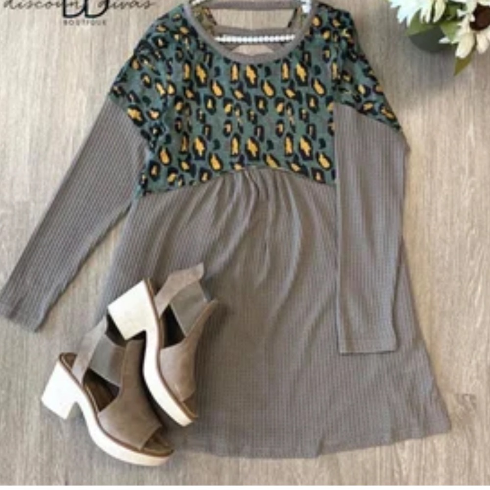 Umgee Tunic Dress 🐆
